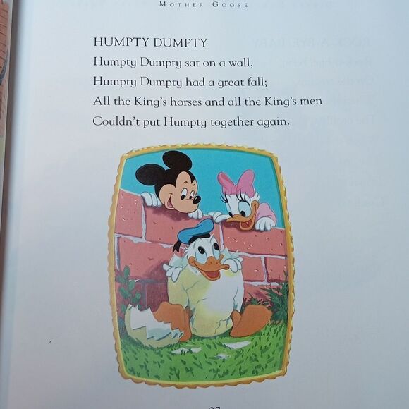 DISNEY NURSERY RHYMES & FAIRY TALES BOOK GREAT PRE-OWNED CONDITION - Picture 9 of 9